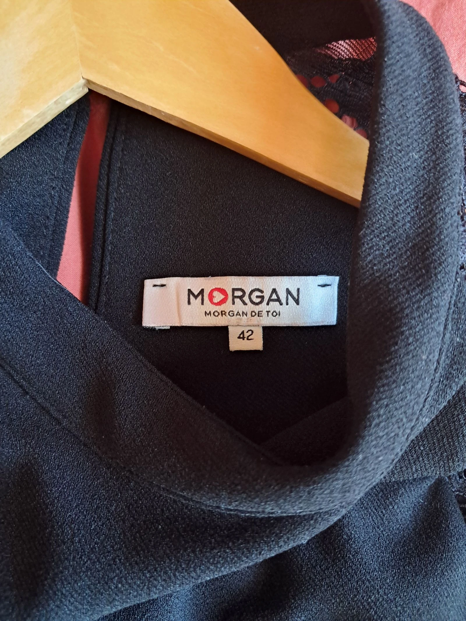 Vestido Morgan preto de renda – Tamanho 42 – photo 5